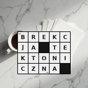 Hasło krzyżówkowe skały skruszone podczas ruchów tektonicznych zazwyczaj wtórnie spojone - brekcja tektoniczna – rozwiązanie, synonimy, podpowiedzi i definicje krzyżówkowe